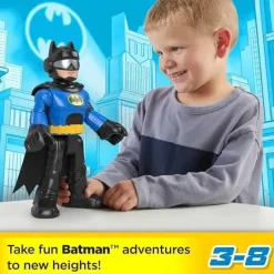 Fisher Price - Imaginext DC Super Friends Batman XL brinquedo figura articulável de 10 polegadas