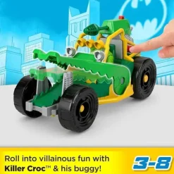 Fisher Price - Imaginext DC Super Friends Killer Croc Figure e Buggy Toy Car