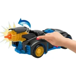 Fisher Price - Imaginext Dc Super Friends Batman Toys Shake &amp; Spin Batmóvel com figura articulada