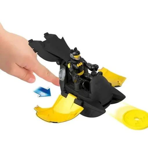 Fisher Price - Imaginext DC Super Friends Batman Toy Head Shifters Figure &amp; Batwing Vehicle Set