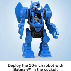 Fisher Price - ?Imaginext DC Super Friends Batman Playset, Robo Command Center com figuras de Batman e Robin