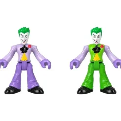 Fisher Price - Imaginext DC Super Friends Batman Toy The Joker Funhouse Playset Trocadores de cores com 2 figuras