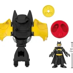Fisher Price - Imaginext DC Super Friends Batman Toy Head Shifters Figure &amp; Batwing Vehicle Set