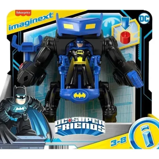 Fisher Price - Imaginext DC Super Friends Brinquedos do Batman Robô batalhador