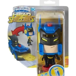 Fisher Price - Imaginext DC Super Friends Batman Toys Head Shifters Figure &amp; Batmobile Vehicle Set
