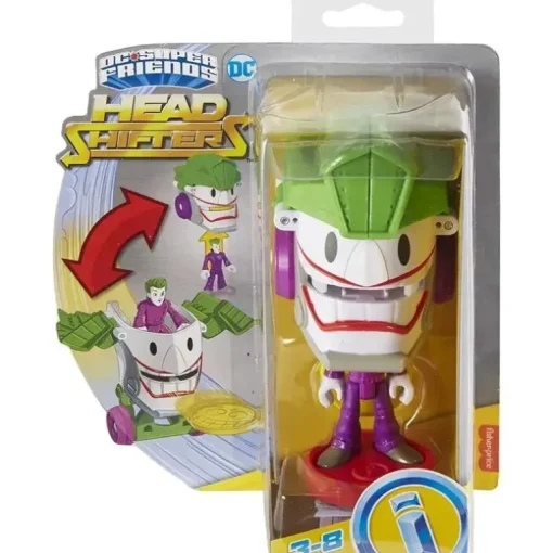 Fisher Price - Imaginext DC Super Friends Head Shifters the Joker &amp; Laff Mobile Figure Set