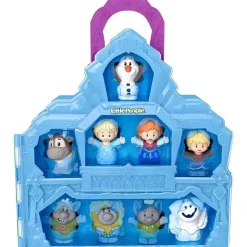 Fisher Price - Little People Frozen Figs 10º aniversário estojo de transporte