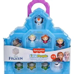 Fisher Price - Little People Frozen Figs 10º aniversário estojo de transporte