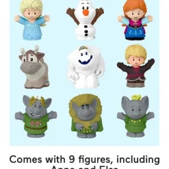 Fisher Price - Little People Frozen Figs 10º aniversário estojo de transporte