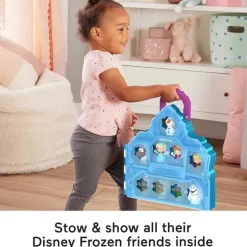 Fisher Price - Little People Frozen Figs 10º aniversário estojo de transporte