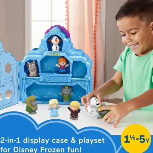 Fisher Price - Little People Frozen Figs 10º aniversário estojo de transporte