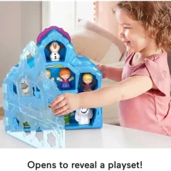 Fisher Price - Little People Frozen Figs 10º aniversário estojo de transporte