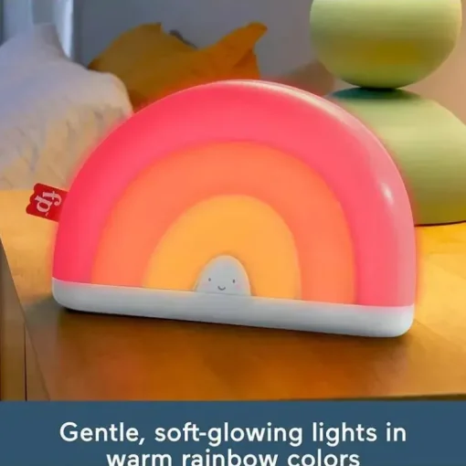 Fisher Price - Máquina de som acalma e ilumina o arco-íris com luzes