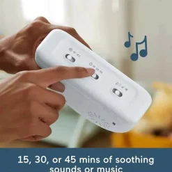Fisher Price - Máquina de som acalma e ilumina o arco-íris com luzes