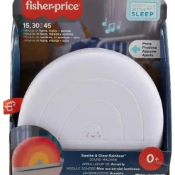 Fisher Price - Máquina de som acalma e ilumina o arco-íris com luzes