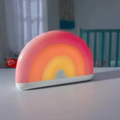 Fisher Price - Máquina de som acalma e ilumina o arco-íris com luzes