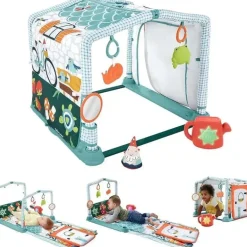 Fisher Price - Playmat 3 em 1 Crawl &amp; Play Activity Gym