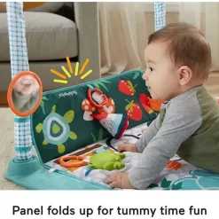 Fisher Price - Playmat 3 em 1 Crawl &amp; Play Activity Gym