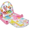 Fisher Price - Tapete de ginástica de piano Kick &amp; Play Deluxe, rosa