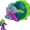 Fisher-Price - Imaginext Dc Super Friends Lex Luther Veículo de Serra Giratória