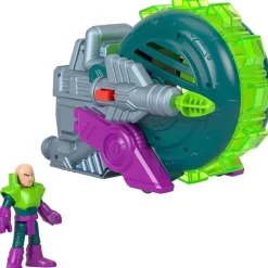 Fisher-Price - Imaginext Dc Super Friends Lex Luther Veículo de Serra Giratória