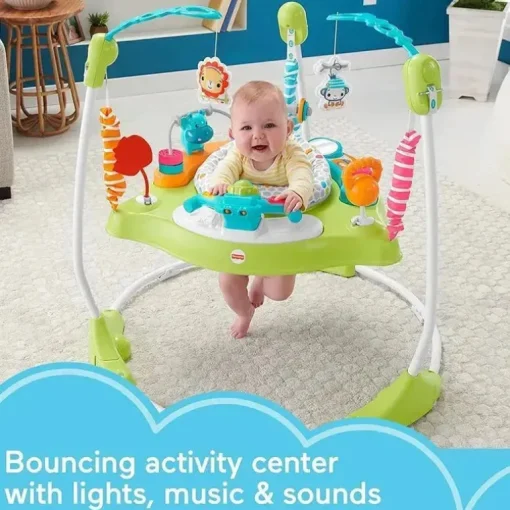 Fisher-Price - Jumperoo dobrável divertido de fitness