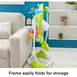 Fisher-Price - Jumperoo dobrável divertido de fitness