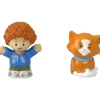 Fisher-Price - Little People, Curly Red Hair Kid And Cat