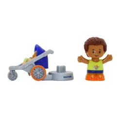 Fisher-Price - Little People, Dad And Stroller Set