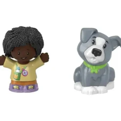 Fisher-Price - Little People, Girl And Grey Dog