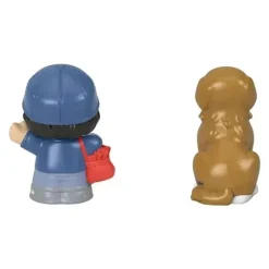 Fisher-Price - Little People, Mail Person Girl And Brown Dog