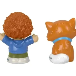 Fisher-Price - Little People, Curly Red Hair Kid And Cat