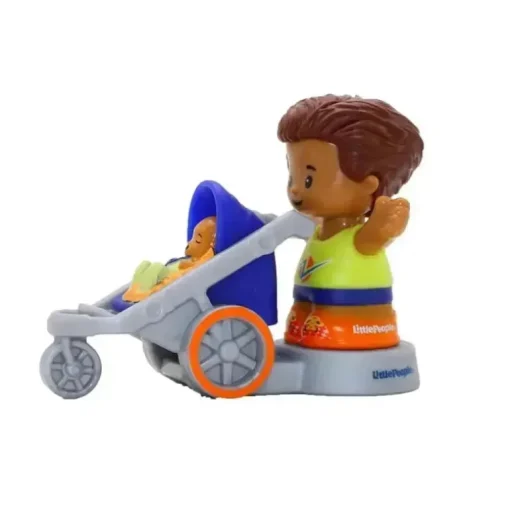 Fisher-Price - Little People, Dad And Stroller Set