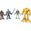 Fisher-Price - 4Pk Imaginext Disney Pixar Lightyear Jr. Zap Patrol Figuras