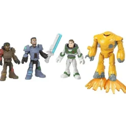 Fisher-Price - 4Pk Imaginext Disney Pixar Lightyear Jr. Zap Patrol Figuras