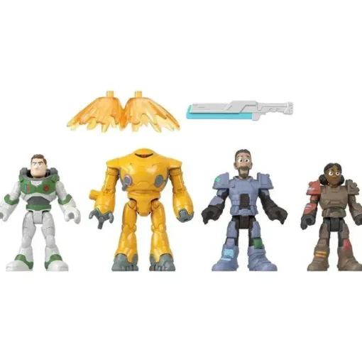 Fisher-Price - 4Pk Imaginext Disney Pixar Lightyear Jr. Zap Patrol Figuras