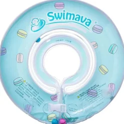 Flutuador de pescoço Swimava - Blue Macaron