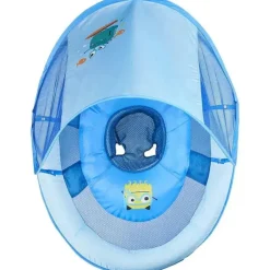 Flutuador Swimways Baby Spring com Canopy Upf 50 em azul