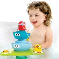 Fonte de banheira de brinquedo de banho de spray Yookidoo Stack 'N'