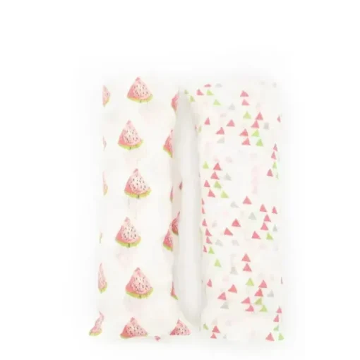 Forever Baby 2 unidades de mantas de musselina melancias para bebê menina