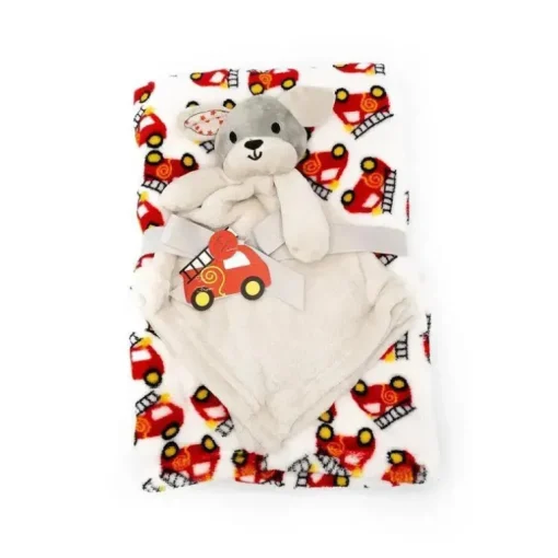Forever Baby cobertor de musselina para cachorro de bombeiros