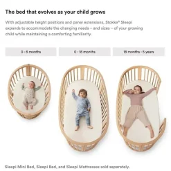 Forro de malha Stokke - Sleepi Mini, branco