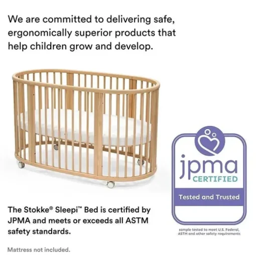 Forro de malha Stokke - Sleepi, branco