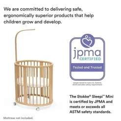 Forro de malha Stokke - Sleepi Mini, branco