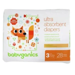 Fralda Babyganics Tamanho 3,28ct
