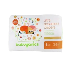 Fralda Babyganics Tamanho 1, 34ct