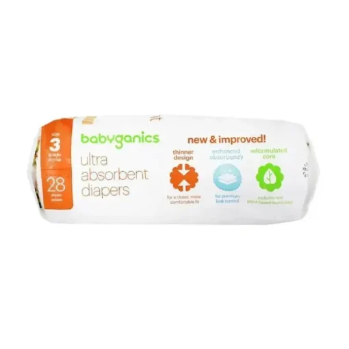 Fralda Babyganics Tamanho 3,28ct