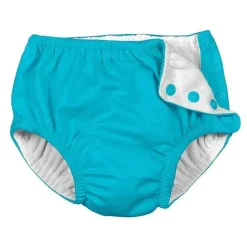 Fralda de banho absorvente reutilizável Iplay Snap - Aqua