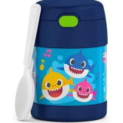 Frasco de comida Thermos Funtainer 10 onças, bebê tubarão