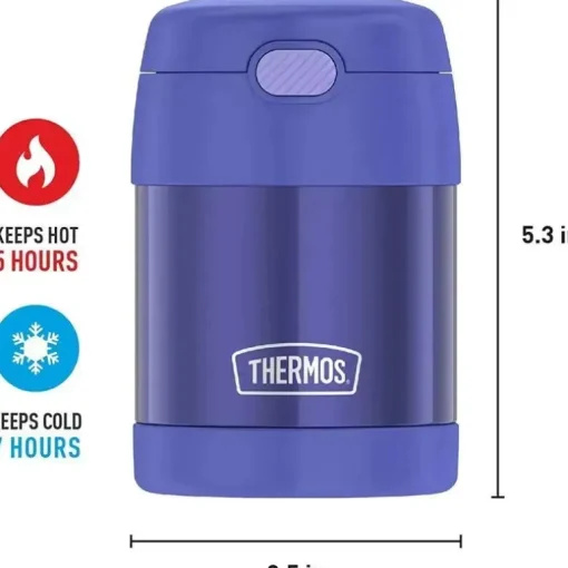 Frasco de comida Thermos Funtainer 10 onças, roxo